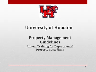 University of Houston Property Management