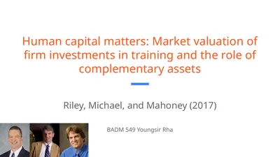 Human capital matters: Market valuation of firm