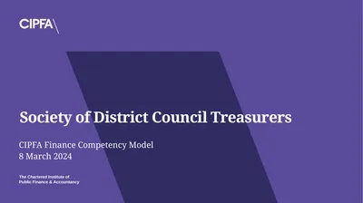 Society of District Council Treasurers CIPFA