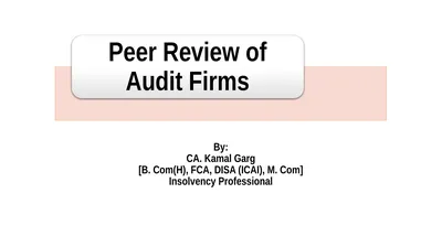 By: CA. Kamal Garg [B. Com(H), FCA, DISA (ICAI),