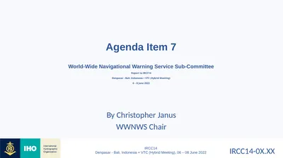 Agenda Item 7 World-Wide Navigational Warning