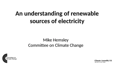 An understanding of renewable sources of