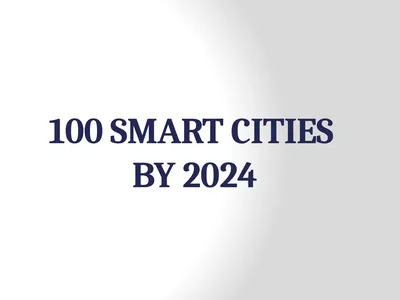 100 SMART CITIES BY 2024 Presentation Outline 2