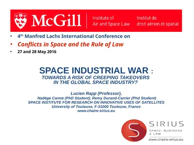 4th Manfred Lachs International Conference on