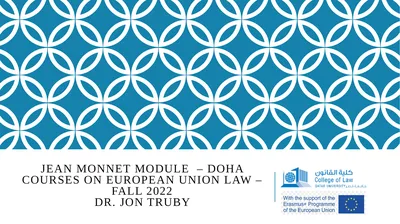 Jean monnet module – Doha courses on European