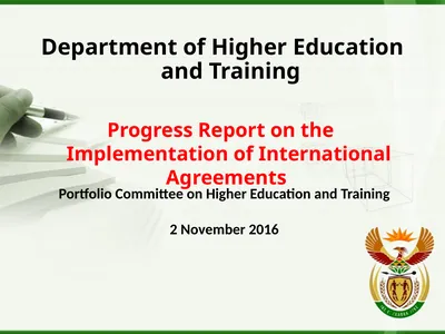 Department of Higher Education and Training