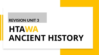 HTAWA ANCIENT HISTORY REVISION UNIT 3 1. Expand