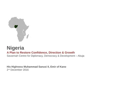 His Highness Muhammad Sanusi II, Emir of Kano 2nd