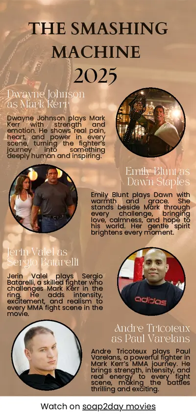 The Smashing Machine 2025 – A Fighter’s Story of Strength and Struggle