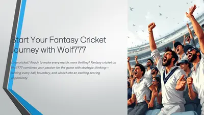 How to Get Started with Wolf777 Cricket Fantasy Gaming