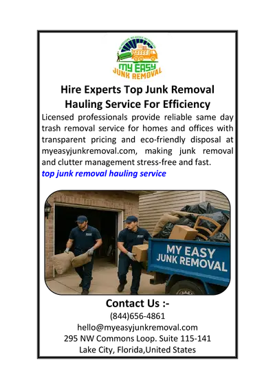 Fast And Reliable Same Day Trash Removal Service Today