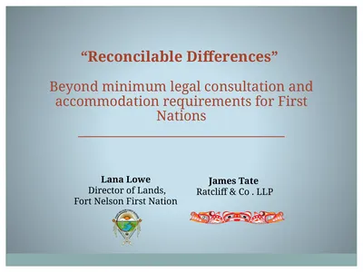 “Reconcilable Differences” Beyond minimum legal