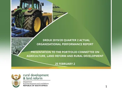 DRDLR 2019/20 QUARTER 2 ACTUAL ORGANISATIONAL