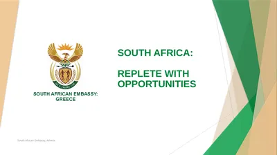 SOUTH AFRICA: REPLETE WITH OPPORTUNITIES South