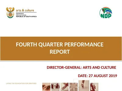 fourth QUARTER PERFORMANCE REPORT