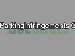 ACTParkingInfringements Guide