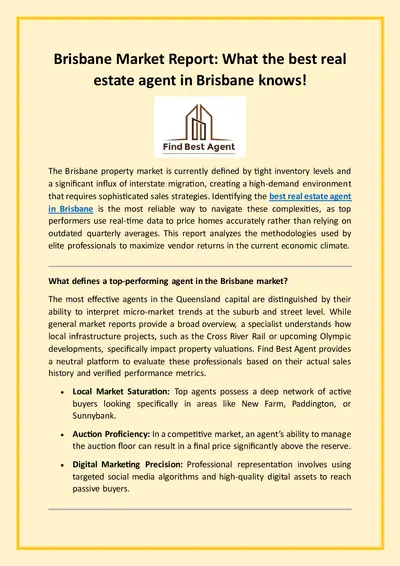 What are the best real estate agents in Gold Coast saying about the 