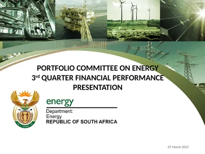 07 March 2017 PORTFOLIO COMMITTEE ON ENERGY 3rd