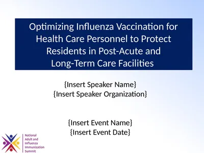 Optimizing Influenza Vaccination for Health Care