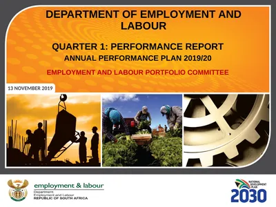 DEPARTMENT OF EMPLOYMENT AND LABOUR 13 NOVEMBER