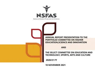 ANNUAL REPORT PRESENTATION TO THE PORTFOLIO