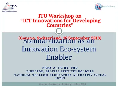 Standardization as an Innovation Eco-system