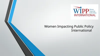Women Impacting Public Policy International Agenda