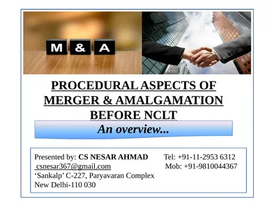 Presented by: CS NESAR AHMAD Tel: +91-11-2953 6312