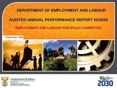 DEPARTMENT OF EMPLOYMENT AND LABOUR 13 November