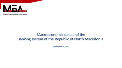 Macroeconomic data and the Banking system of the