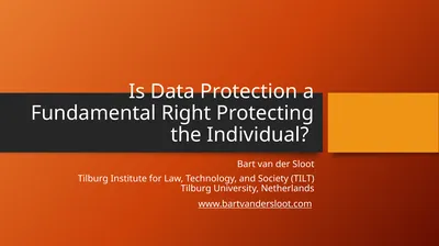 Is Data Protection a Fundamental Right Protecting