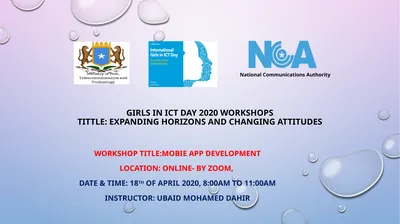 Girls in ICT Day 2020 Workshops Tittle: Expanding