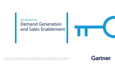 KEY INITIATIVE Demand Generation and Sales