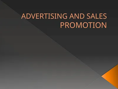 ADVERTISING AND SALES PROMOTION MEANING OF