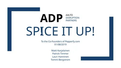 Spice it up! To the Co-Founders of Pepperfy.com