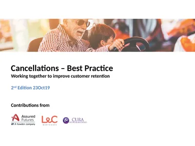 Cancellations – Best Practice Working together to