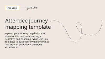 Attendee journey mapping template A participant
