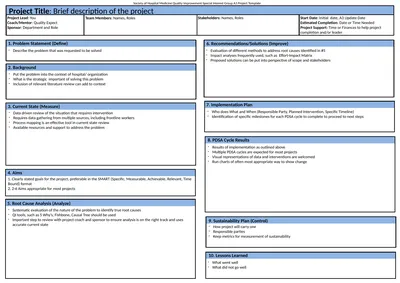 10. Lessons Learned 6. Recommendations/Solutions