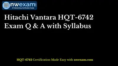 Hitachi Vantara HQT-6742 Exam Q & A with Syllabus