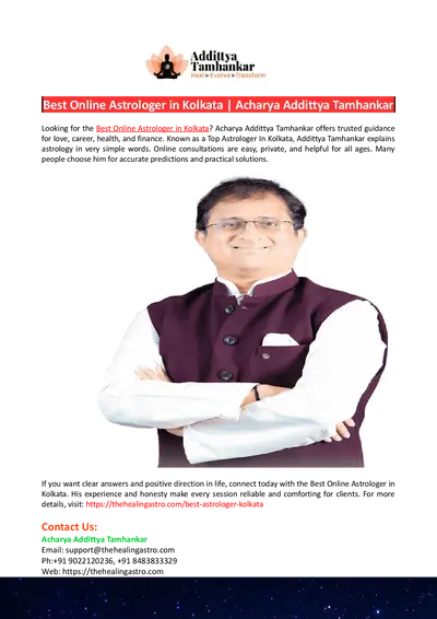 Best Online Astrologer in Kolkata