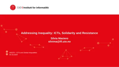 Addressing Inequality: ICTs, Solidarity and