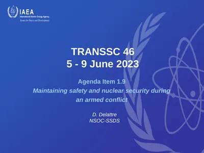 TRANSSC 46 5 - 9 June 2023 Agenda Item 1.9