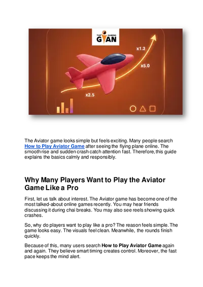 Aviator Game Pro Tips The Basic Rules You Must Understand