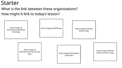 Starter What is the link between these