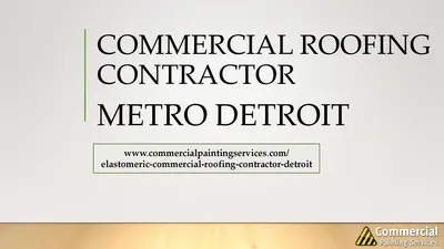 Commercial Elastomeric Roof Coatings – Detroit, MI