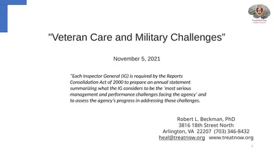 Robert L. Beckman, PhD 3816 18th Street North