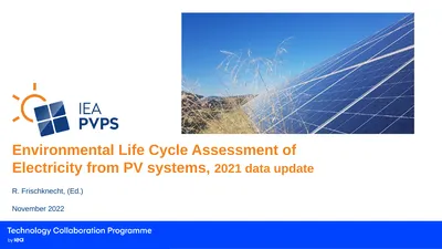 Environmental Life Cycle Assessment of Electricity