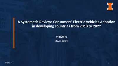 A Systematic Review: Consumers’ Electric Vehicles