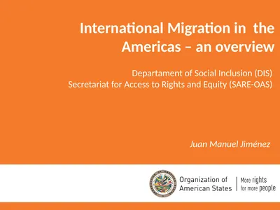 International Migration in the Americas – an