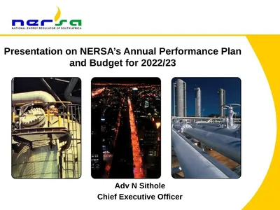 1 Presentation on NERSA’s Annual Performance Plan